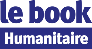 le book humanitaire logo bleu transparent